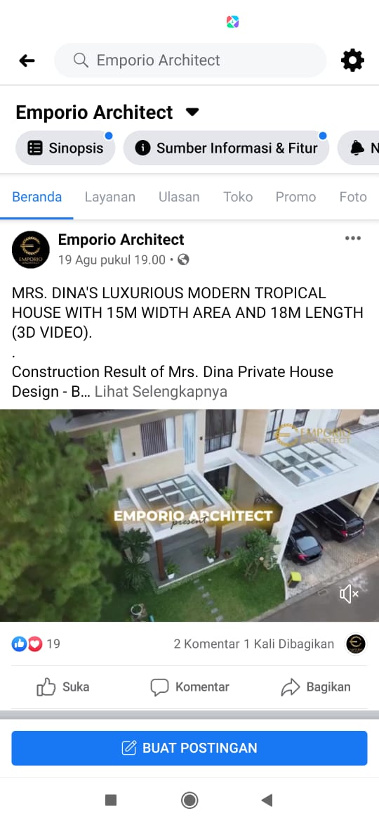 Testimonial Desain Rumah Modern 2 Lantai Ibu Dina