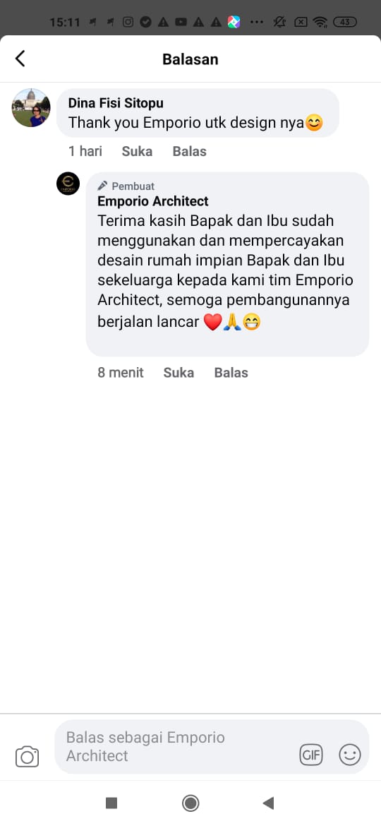 Testimonial Desain Rumah Modern 2 Lantai Ibu Dina