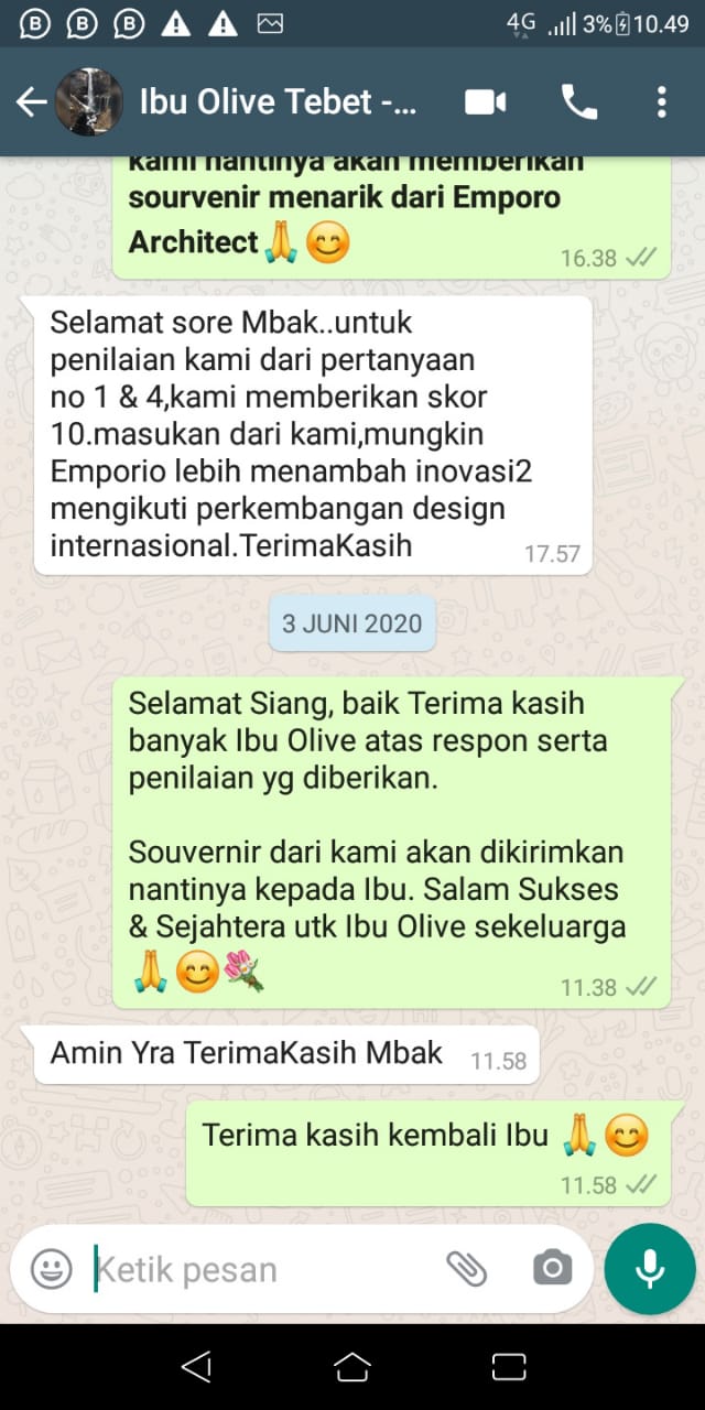 Testimonial Desain Rumah Hook Mediteran 3.5 Lantai Bapak Noval