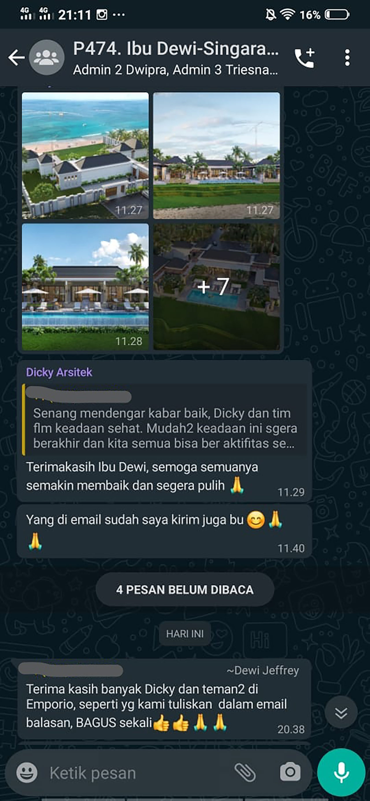 Testimonial Desain Rumah Scandinavian 1 Lantai Ibu Dewi dan Bapak Mike