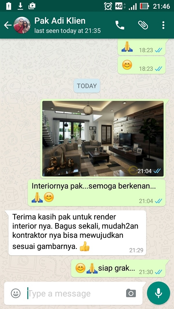 Testimonial Desain Rumah Modern 2 Lantai Bapak Adi Wardono di  Jakarta