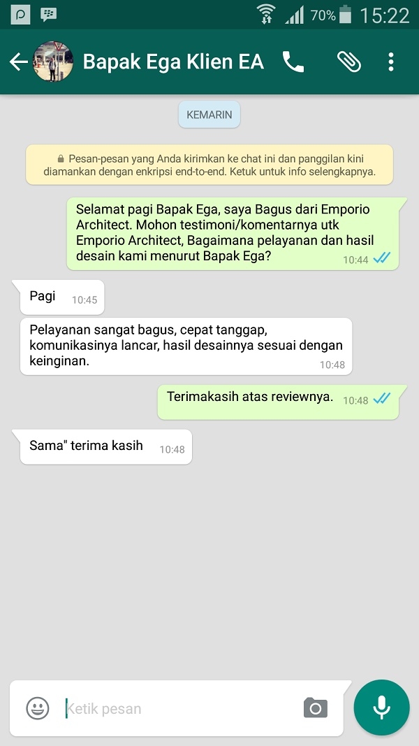 Testimonial Desain Rumah Villa Bali 2 Lantai Bapak Ega di  Tasikmalaya, Jawa Barat