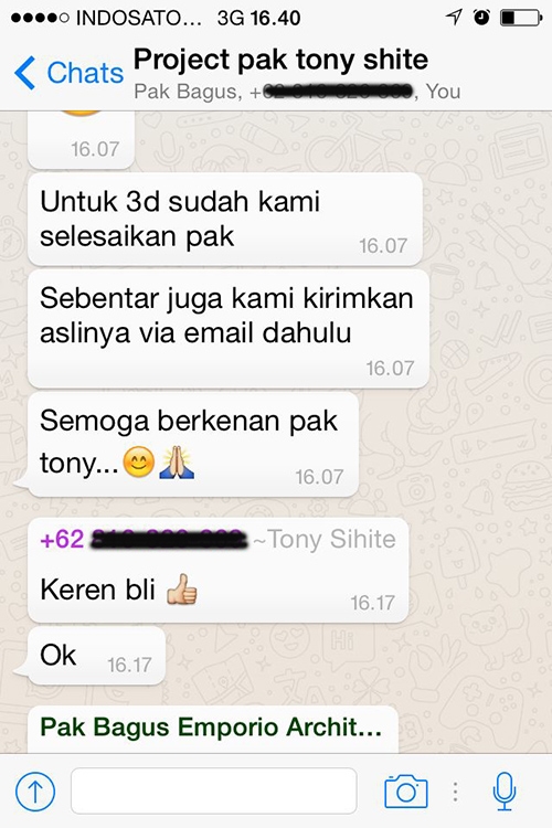 Testimonial Desain Rumah Villa Bali 2 Lantai Bapak Tony