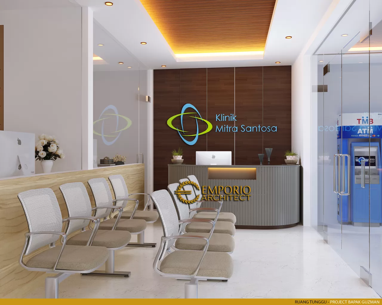 Desain Interior Klinik Bergaya Modern 