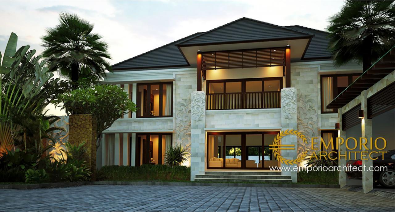  Desain  Rumah  Villa  Bali  2 Lantai Type  570 di Sempidi Badung Bali  Emporio Architect