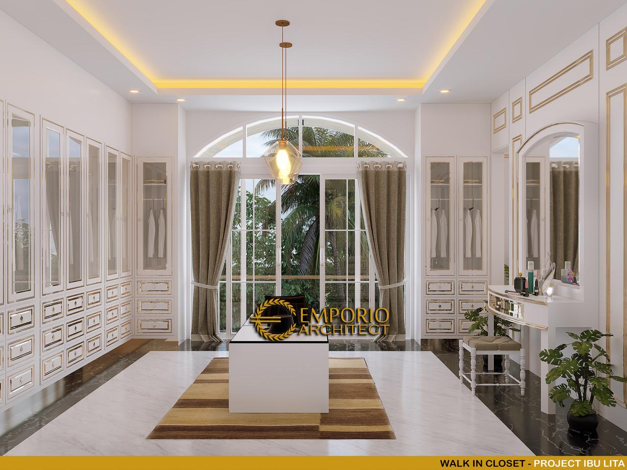  Desain  Rumah Classic 2 Lantai Ibu Lita di Cibubur Jakarta 