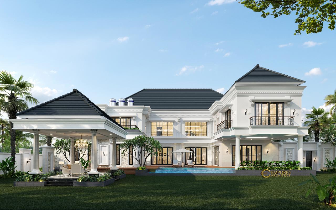 Desain Rumah  Classic 2 Lantai Bapak Ronald di  Manado  