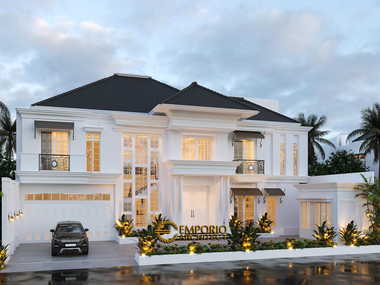 Desain Rumah Classic Modern 2 Lantai Ibu J di Semarang, Jawa Tengah