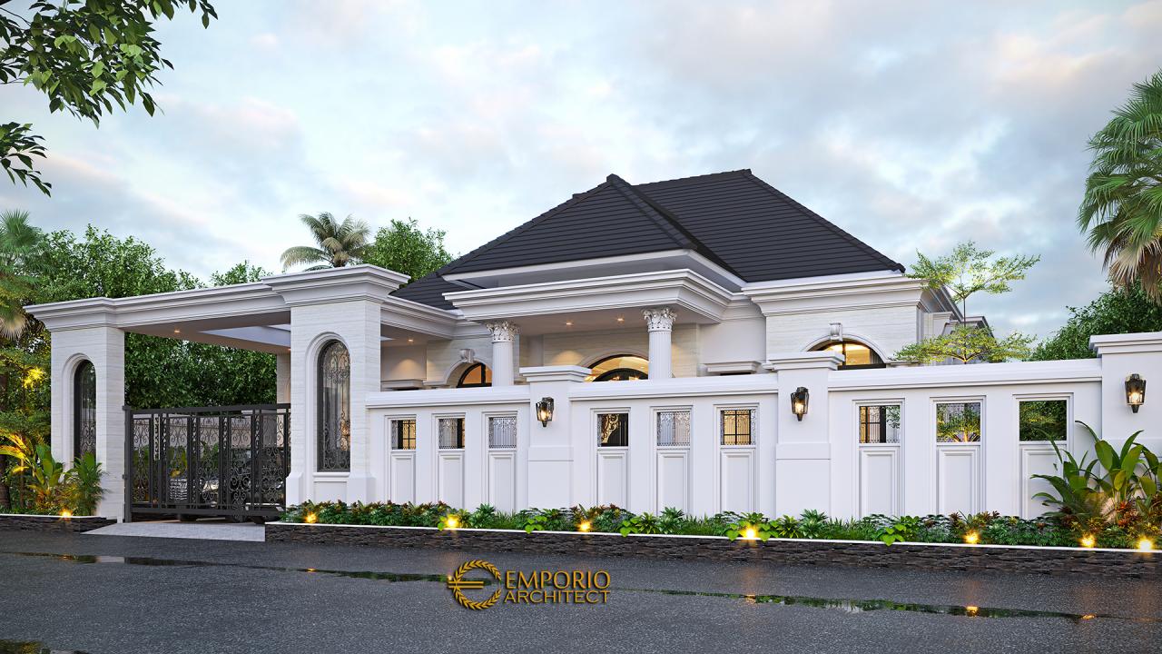 Homeexteriordesign Mrs Ayu Classic House 1 Floor Design Palangka