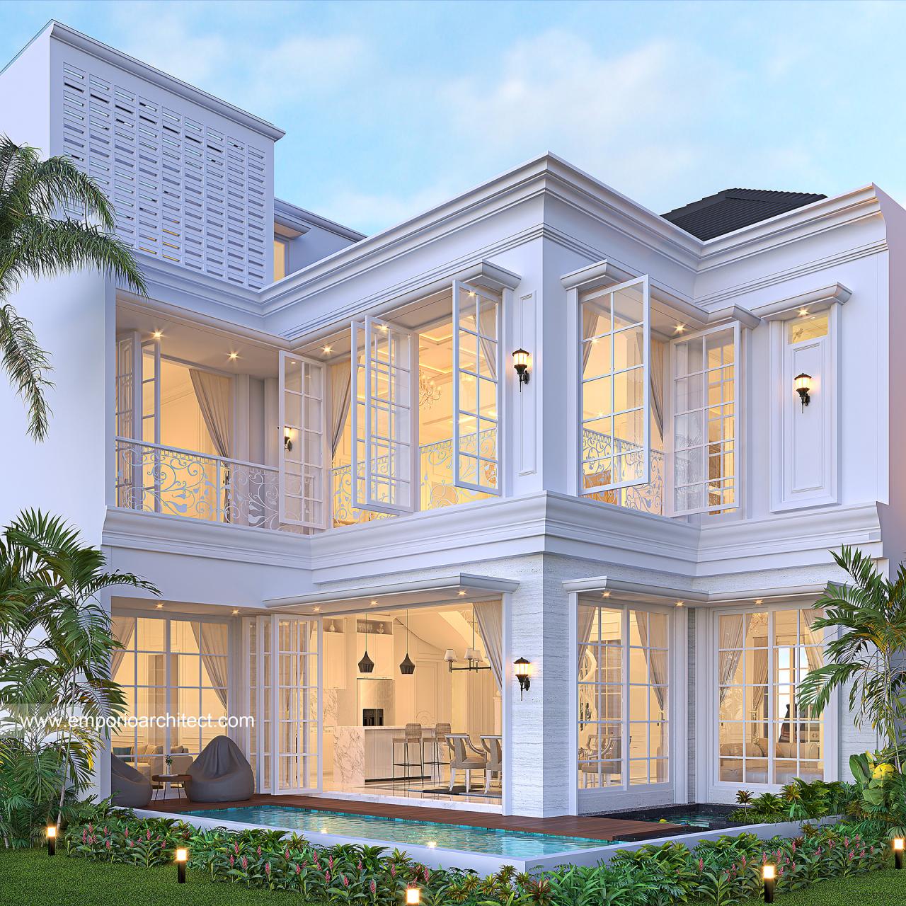 Mr. SPR 1459 Classic House 2 Floors Design - Jakarta 29097 - Home ...