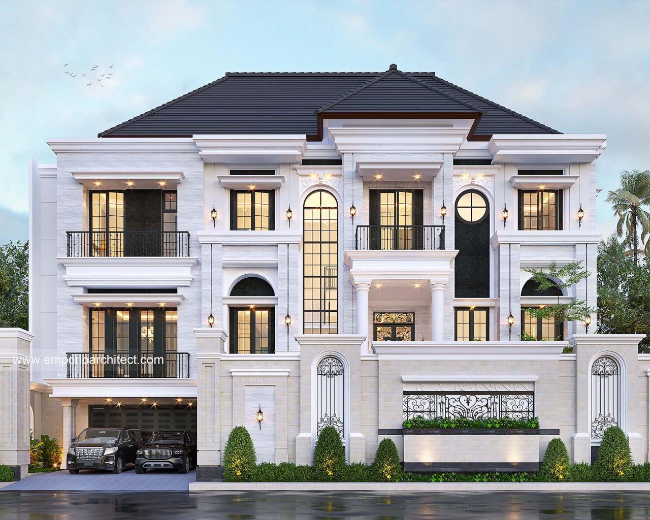 Mrs VTI 1386 Classic House 2 5 Floors Design Jakarta 26653 3