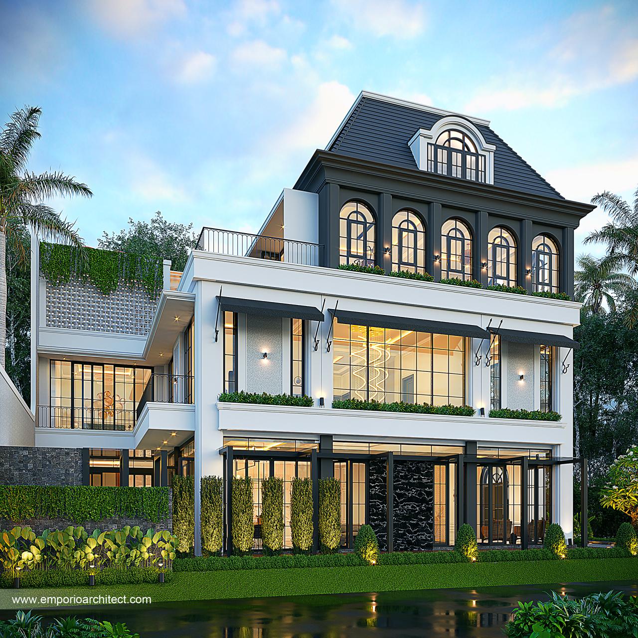 Mr KLL 1493 Classic House 3 Floors Design Jakarta 29816 Home