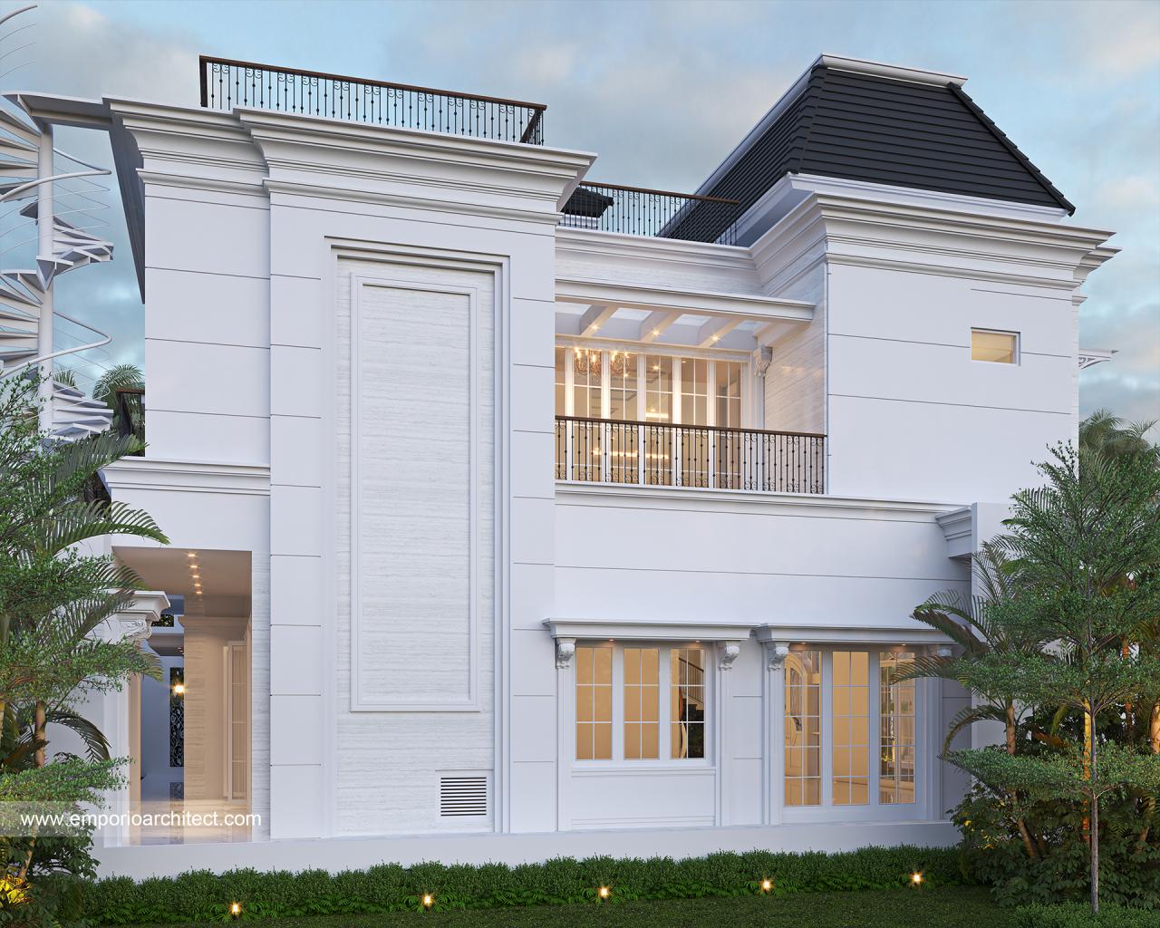 Mr. Sadi Classic Modern House 2 Floors Design - Jakarta 27723 - Classic ...