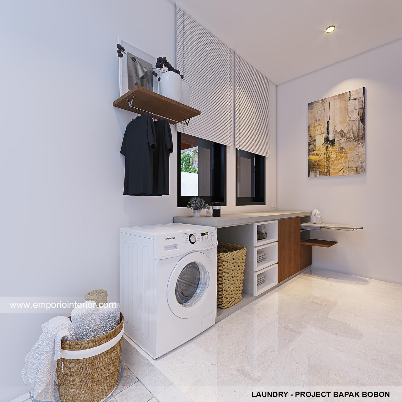 Desain Laundry Rumah Modern 2 Lantai Bapak Bobon Santoso di Bali 29051