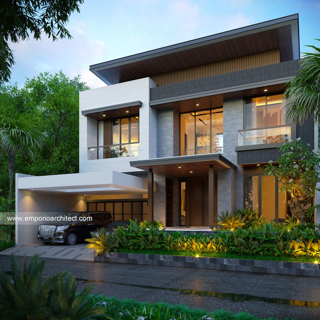 Mr. Plm 1708 Modern House 2 Floors Design - Balikpapan