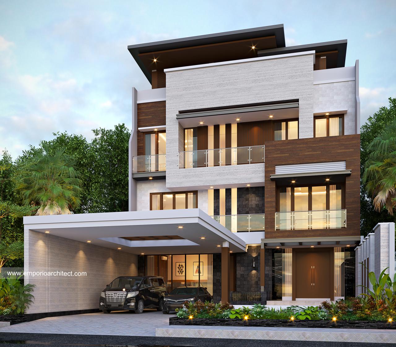 Mr. Rito Modern House 3 Floors Design - NTT (Nusa Tenggara Timur)