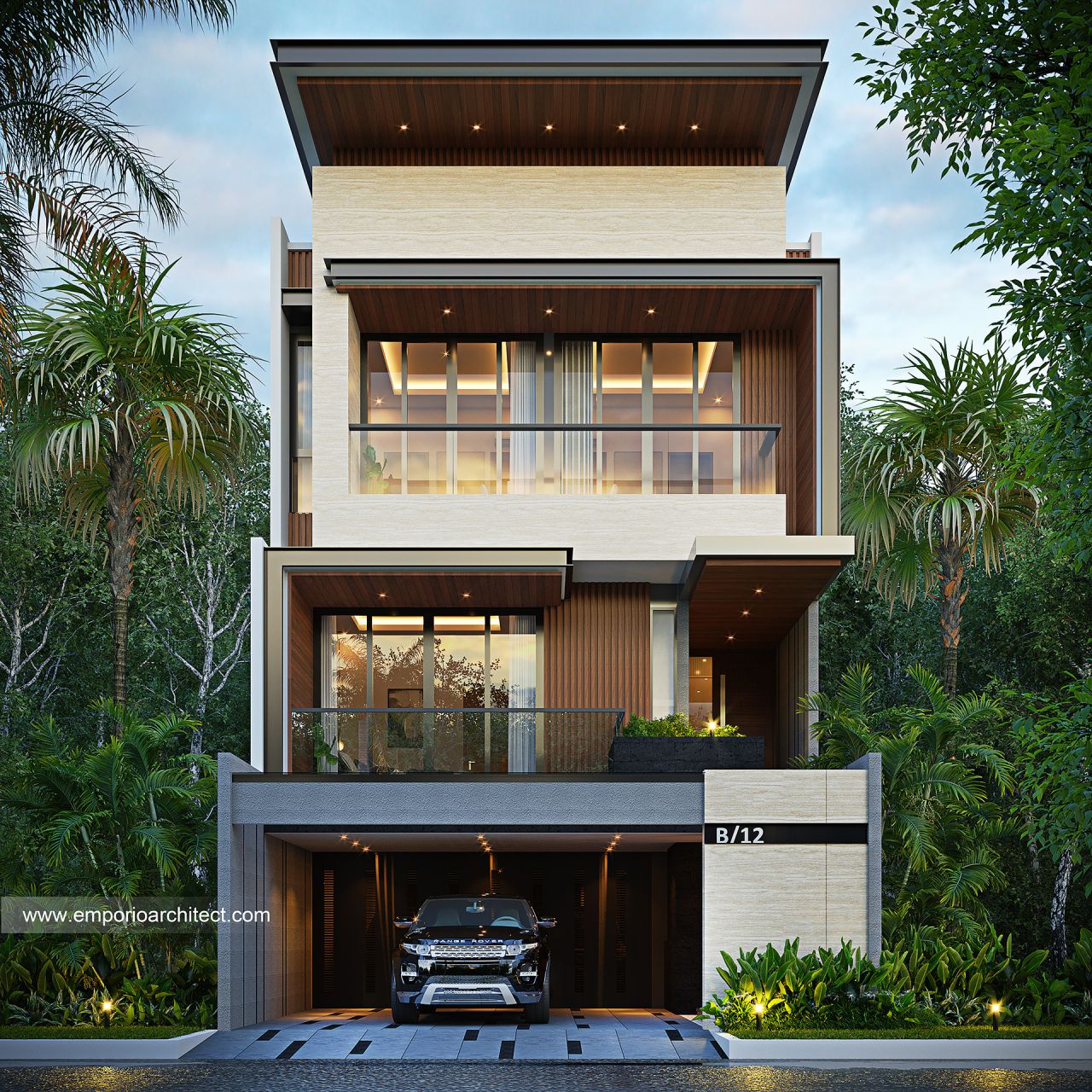 Mr. SND Modern House 3 Floors Design - Jakarta 37838 - 3 Floors House ...