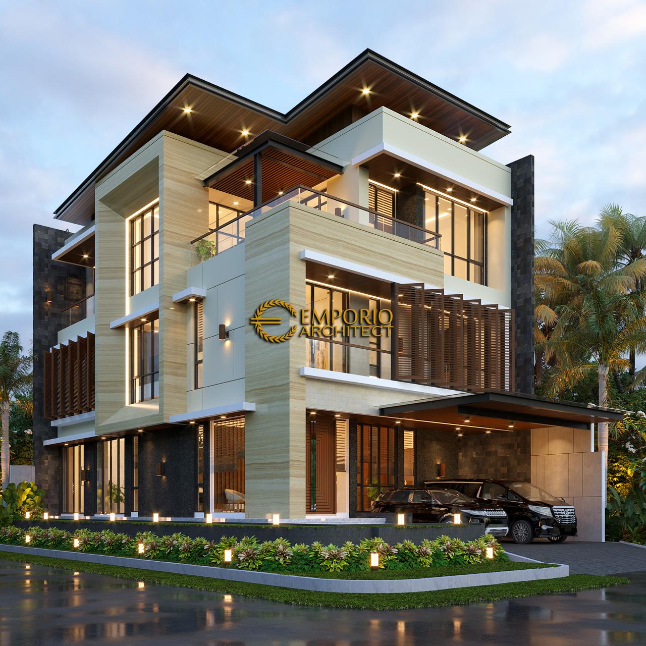 Mrs. Aurelia Modern House 3 Floors Design - Tangerang