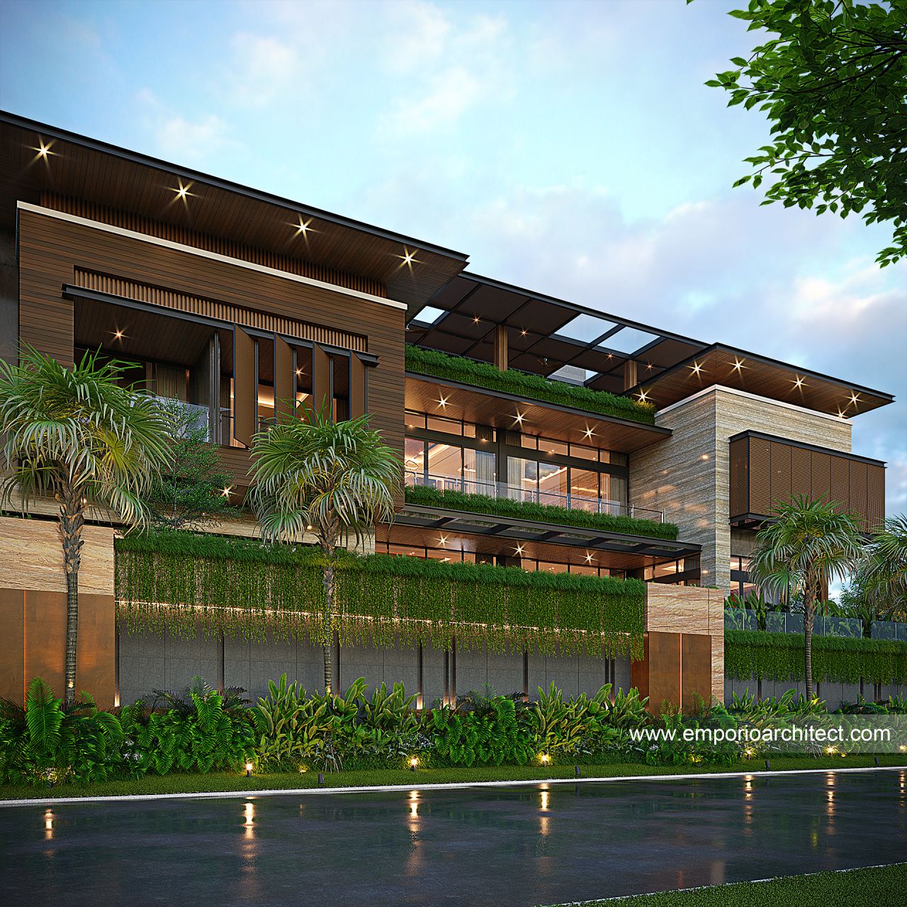 Desain Tampak Samping Rumah Modern 3 Lantai Ibu Rsk Di Makassar Desaineksteriorrumah 36027 7472