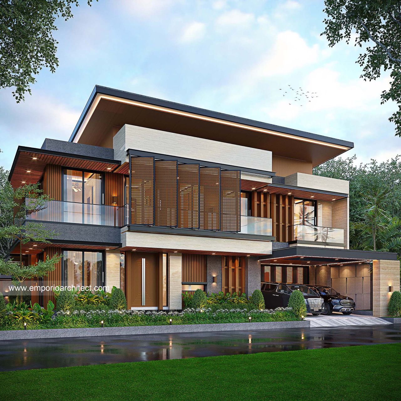 Mrs WYN 1715 Modern Contemporary House 2 Floors Design Aceh 36652