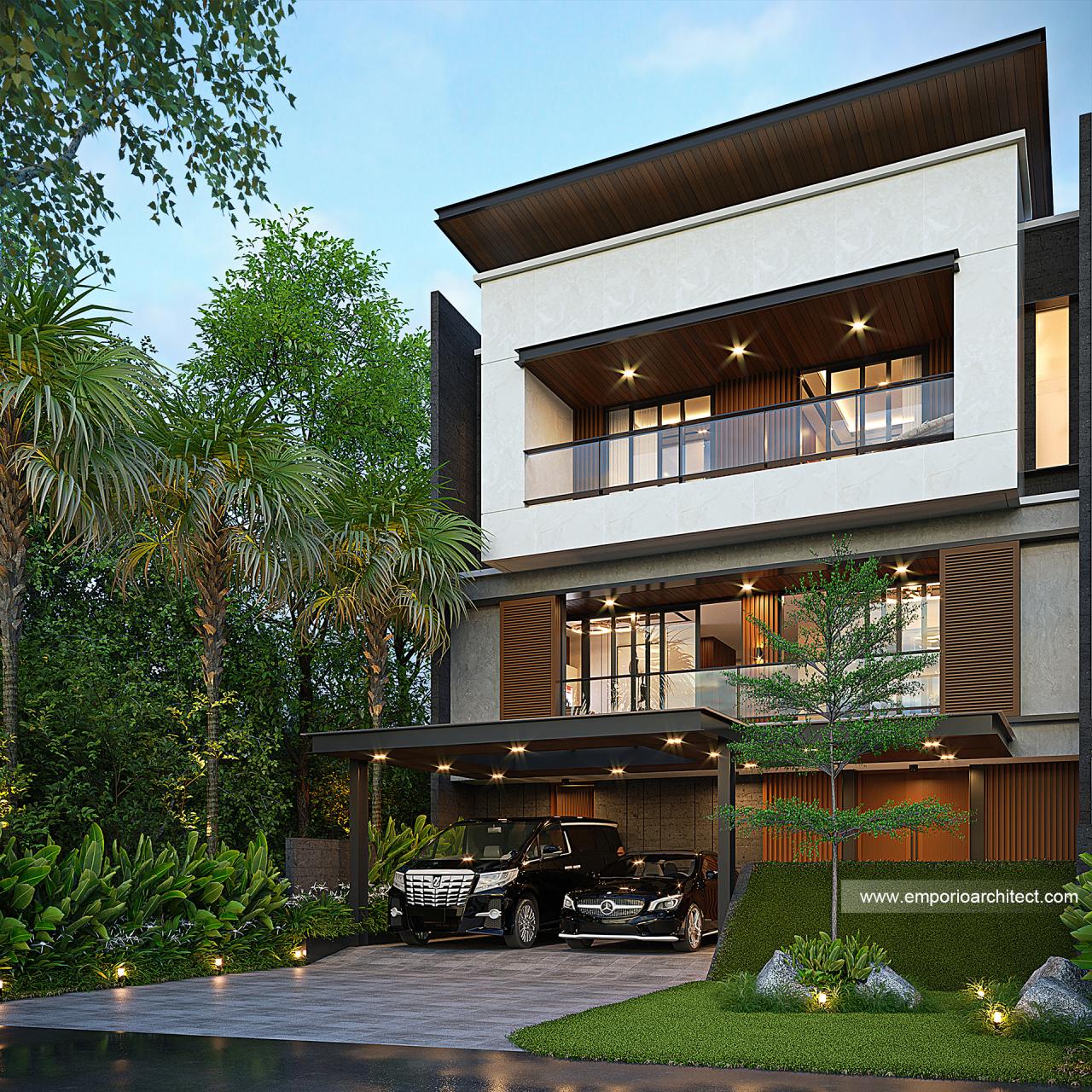 Modernhousefacade Mr ER Modern Minimalist House 3 Floors Design