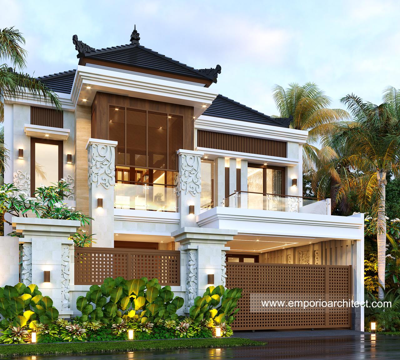 Mrs. LNA 1156 Villa Bali House 2 Floors Design - Bandung, Jawa Barat ...