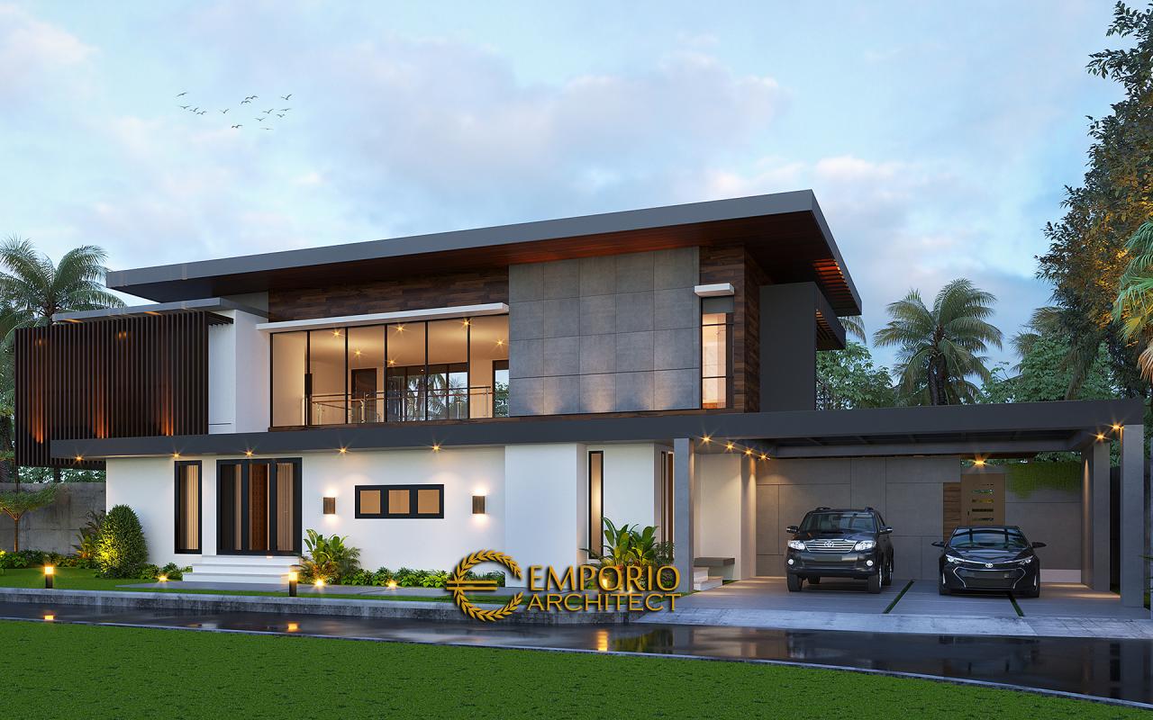 Mrs. Ista Modern Villa 2 Floors Design - Bogor