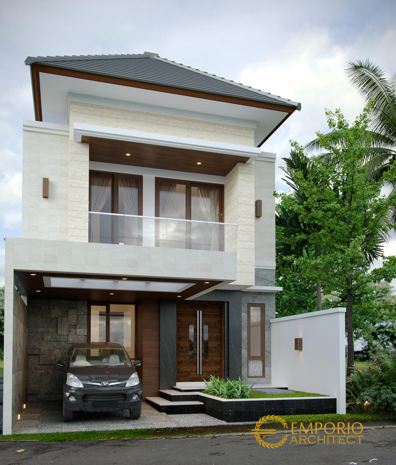 Desain Rumah Modern 2 Lantai Ibu Desi - Badung, Bali