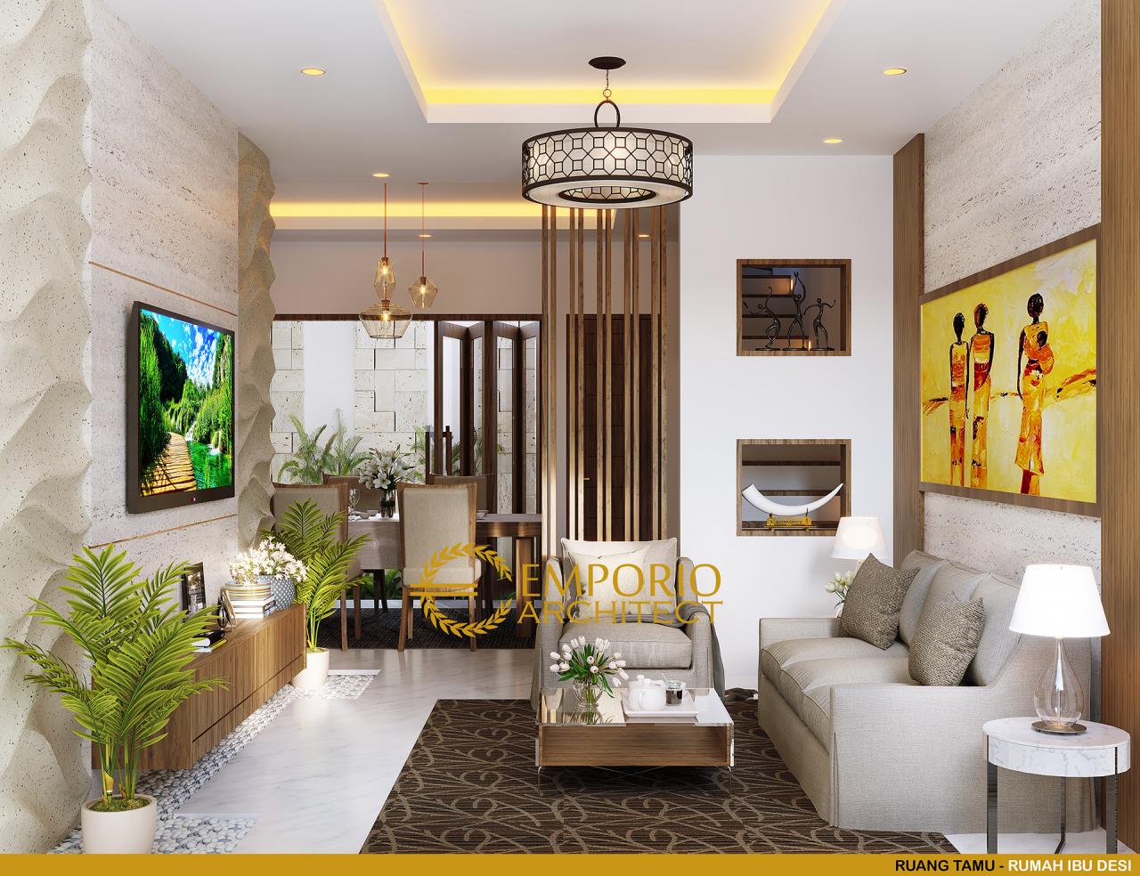 Desain Ruang Tamu Rumah Modern 2 Lantai Ibu Desi Di Badung Bali 9096 Desain Ruang Tamu 7315