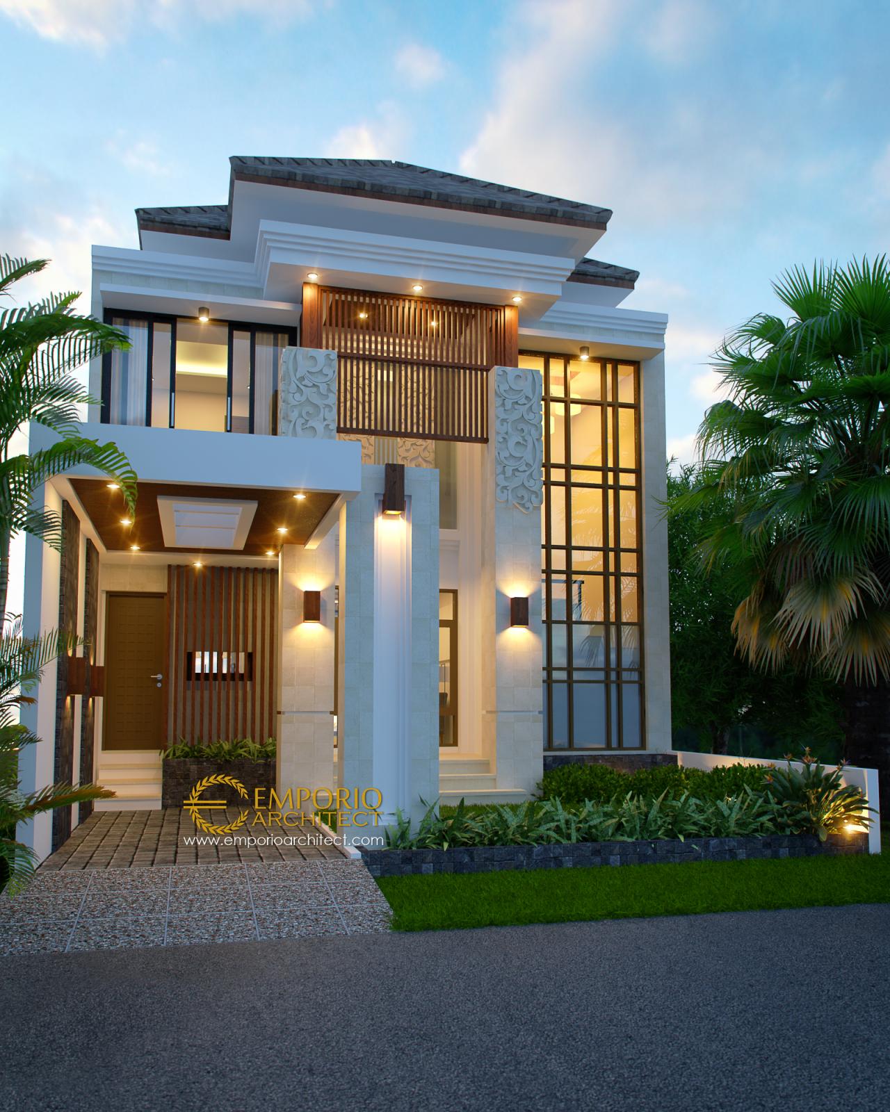 Desain Rumah Villa Bali Lantai Beverly Park Type A Batam