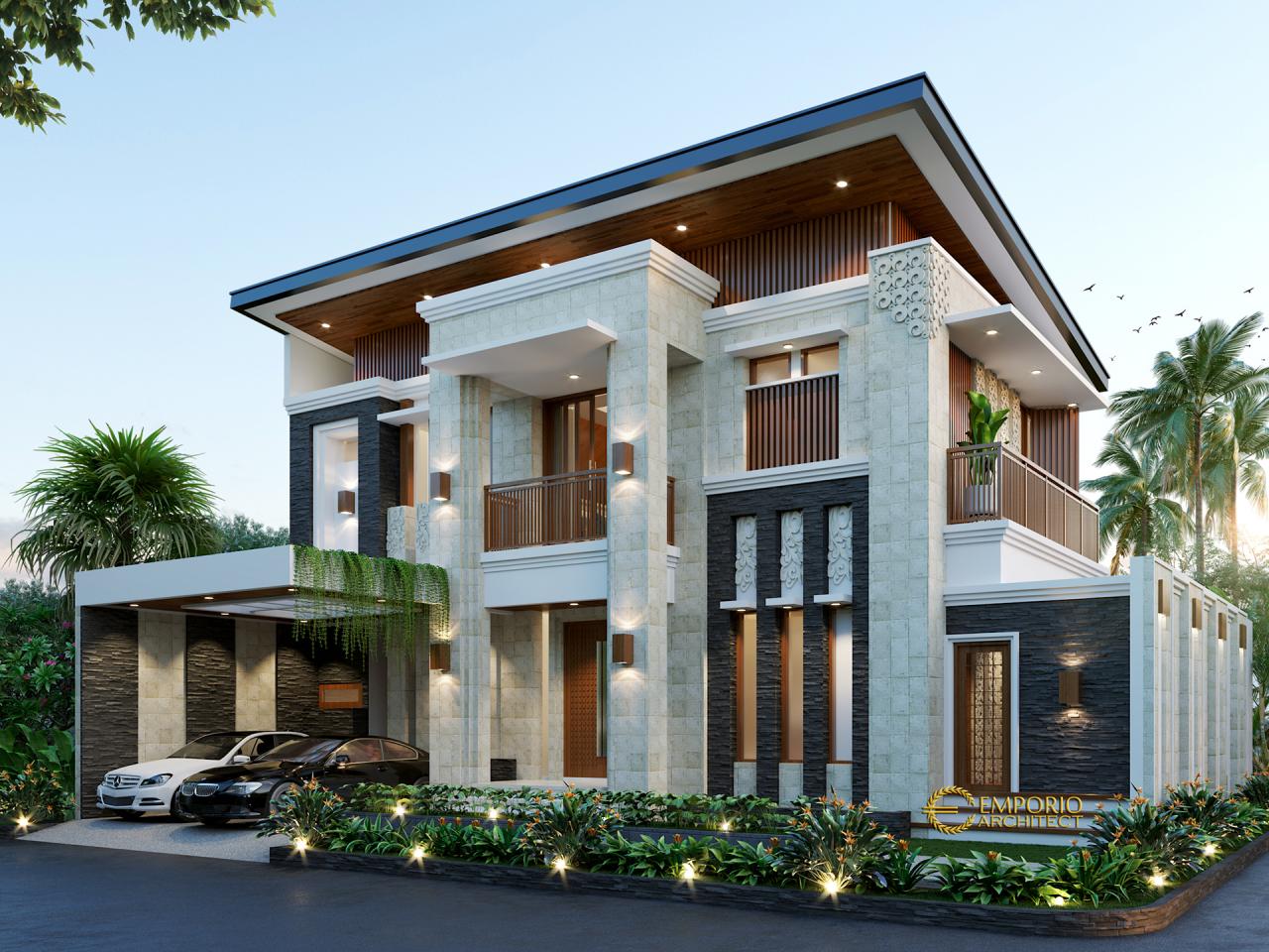 Desain Rumah Modern 3 Lantai Ibu Febby di Bogor, Jawa Barat