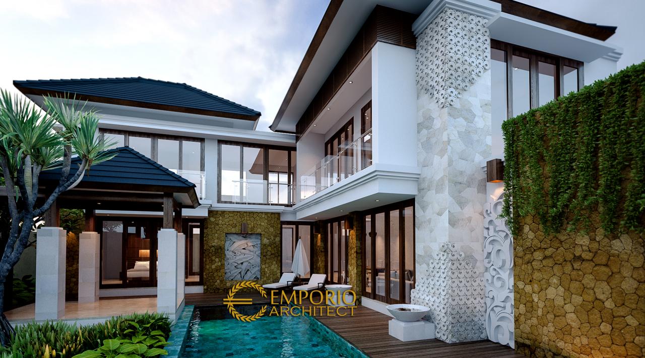  Desain  Rumah  Villa Bali 2 Lantai Bapak Dr  Nurul Yakin di 