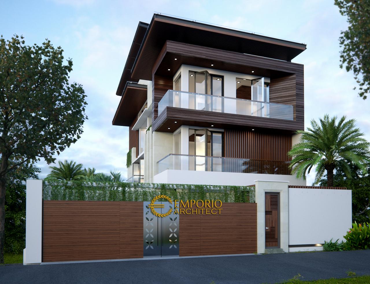 Desain Rumah Modern 3 Lantai Bapak Edy di Jakarta Barat