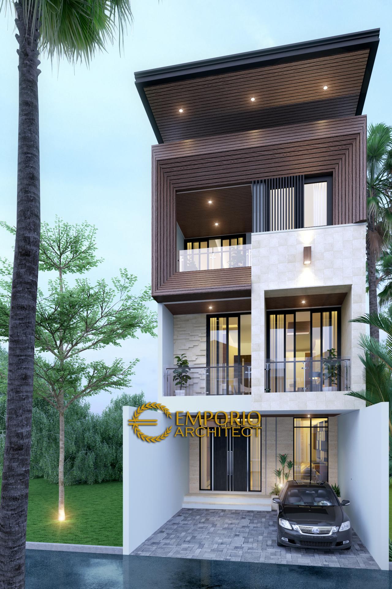 #facadedesign - Mr. Husein Modern House 3 Floors Design - Pondok Kelapa ...