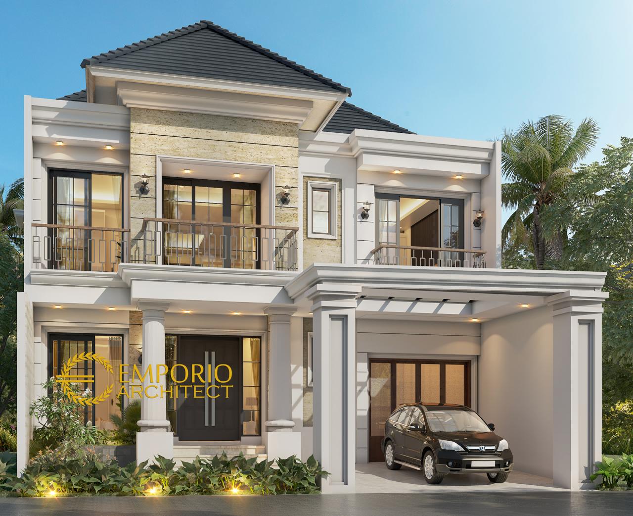 Desain Rumah Classic 2 Lantai Bapak Willy