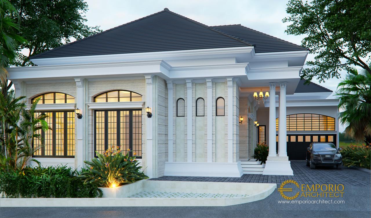 Desain Rumah  Classic 1 Lantai Bapak Taruna di Jakarta