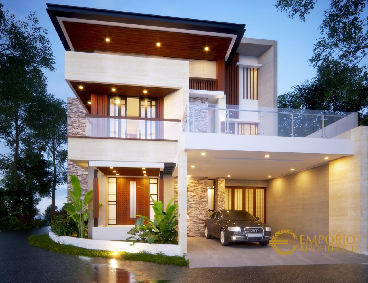 Mrs. Gitasha Modern House 3 Floors Design - Jakarta