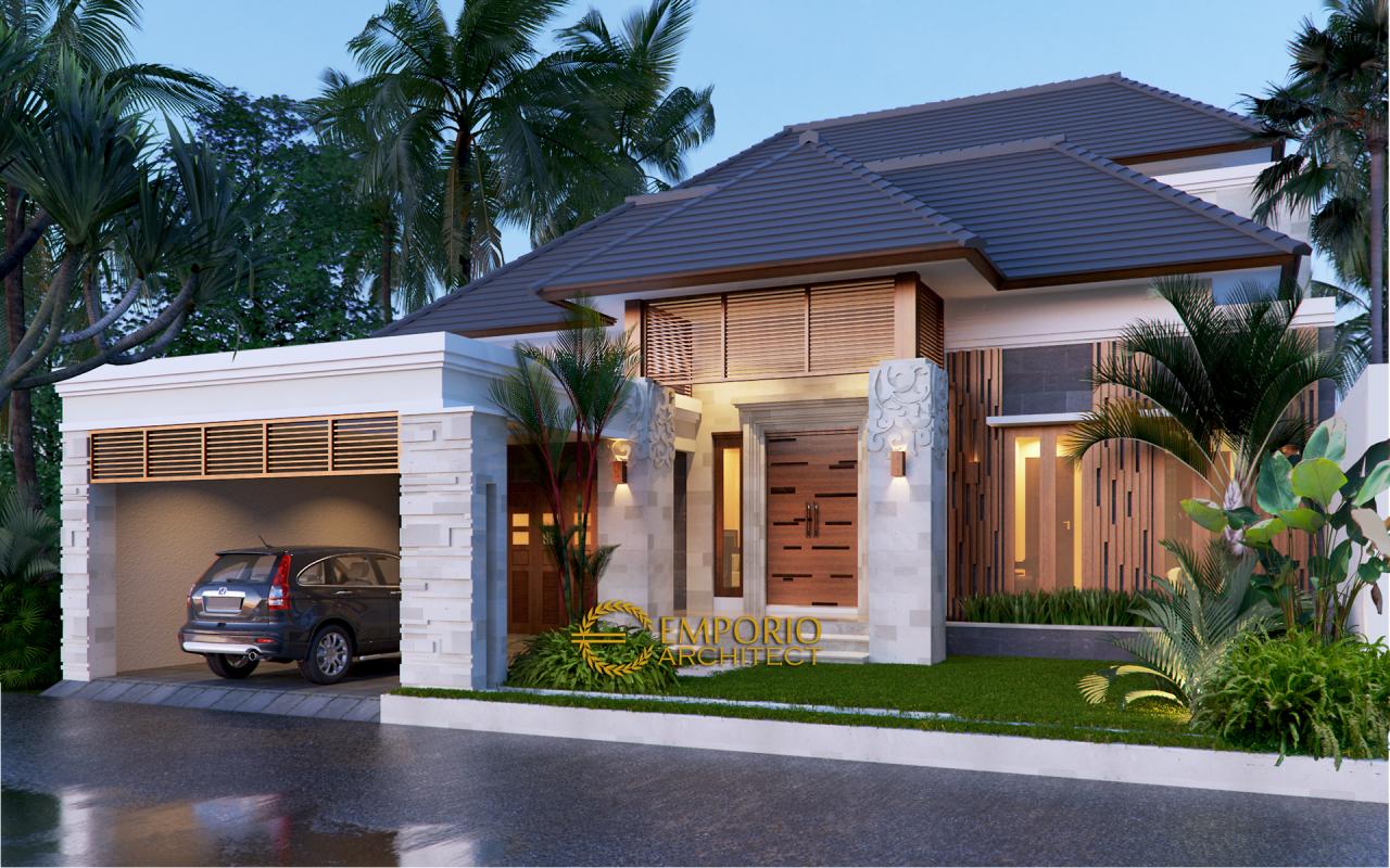 Desain Rumah Villa Bali 2 Lantai Bapak Dwi Harsono di Jawa ...