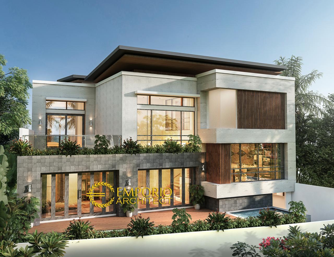 Desain Rumah Modern 2 5 Lantai Ibu Ilena di Semarang