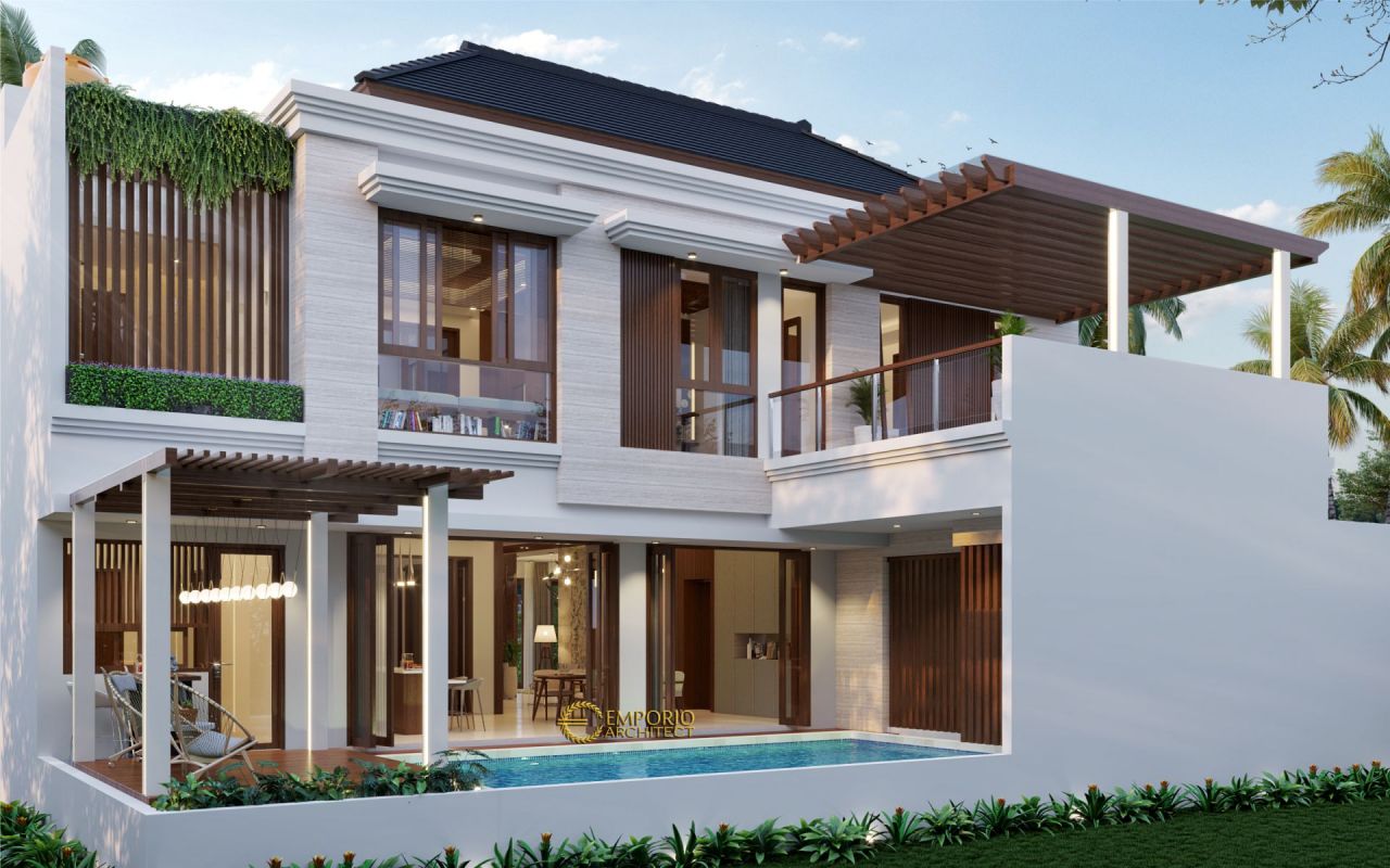 Mrs. Verawaty Villa Bali House 2 Floors Design - Tangerang Selatan ...