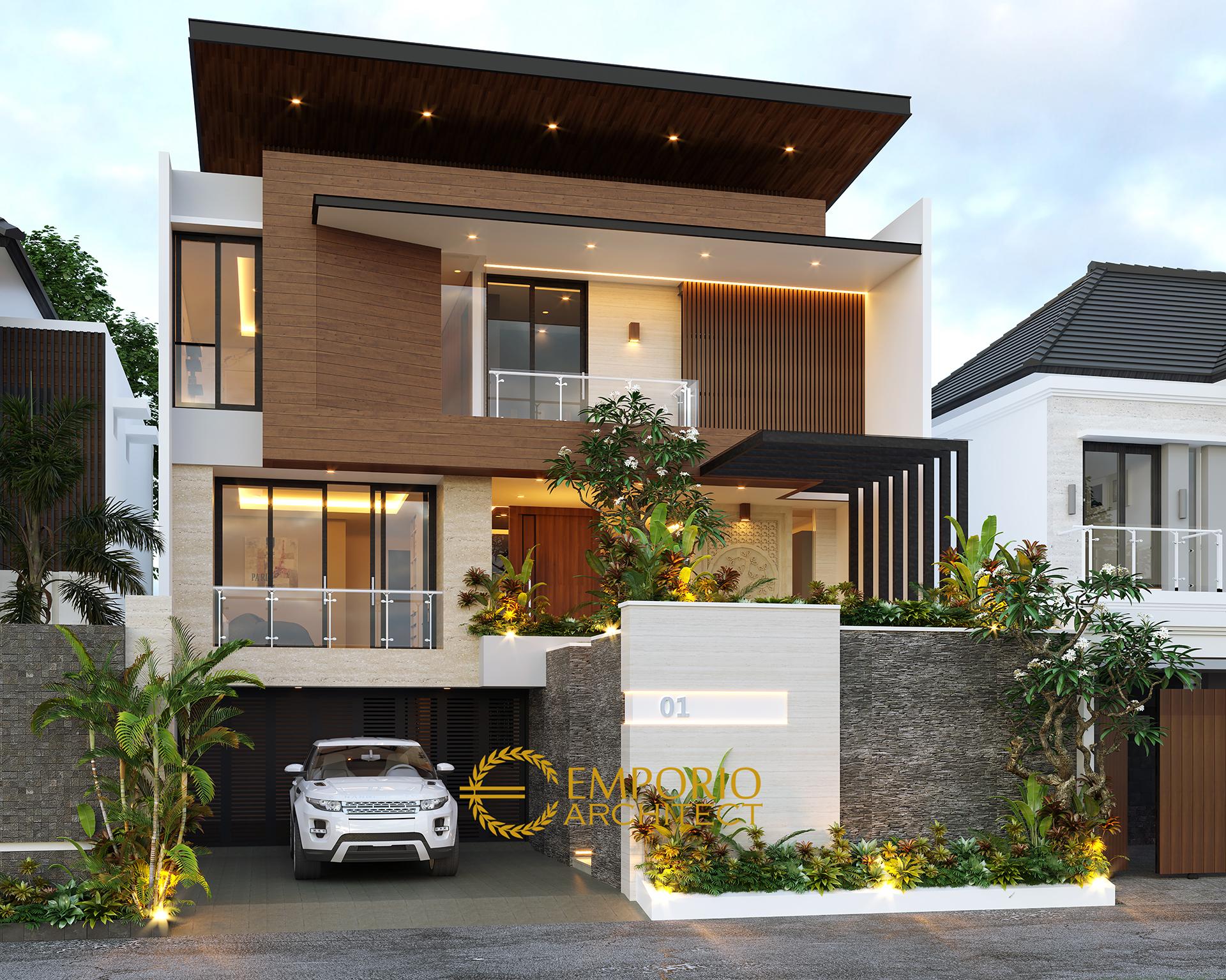 Mr. Victor Modern House 3 Floors Design - Jakarta