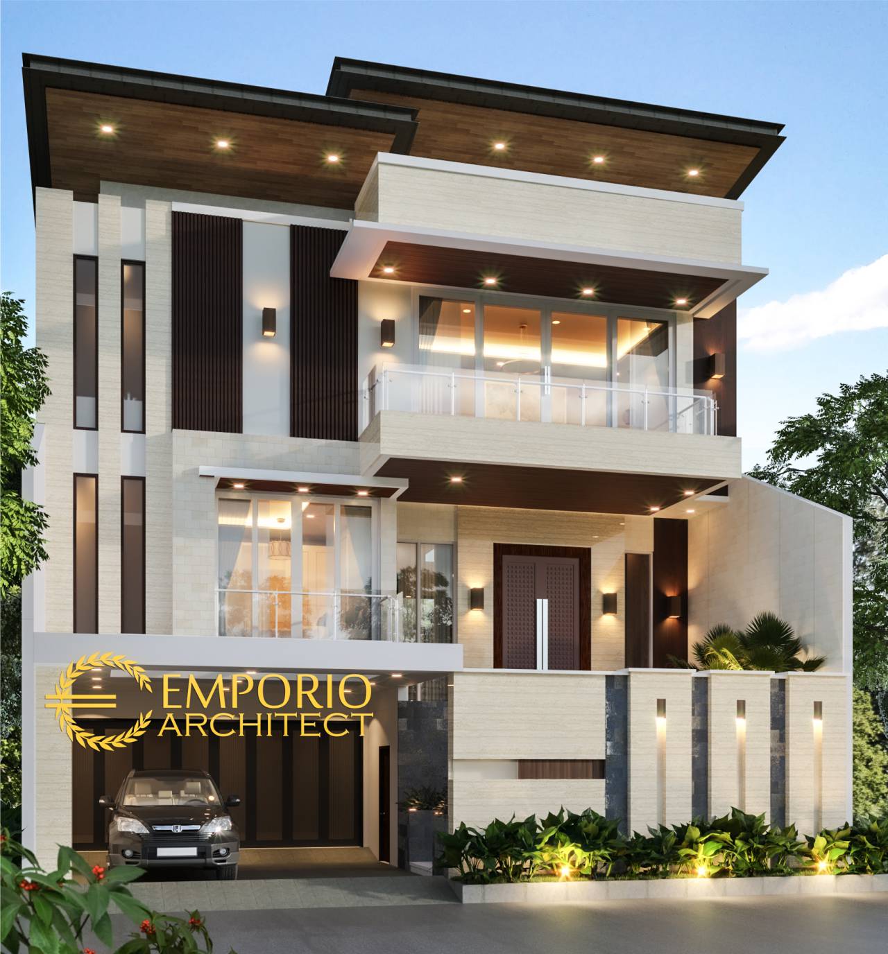 Desain Rumah Modern 3 Lantai Ibu Lie Sien Di Jakarta Barat