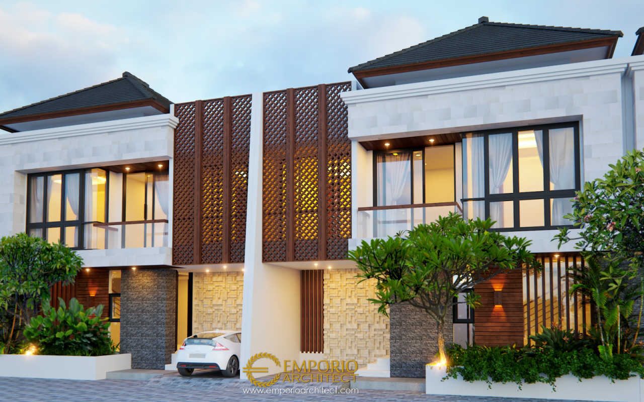 Desain Perumahan Modern 2 Lantai Arya Green Simatupang Type B Di