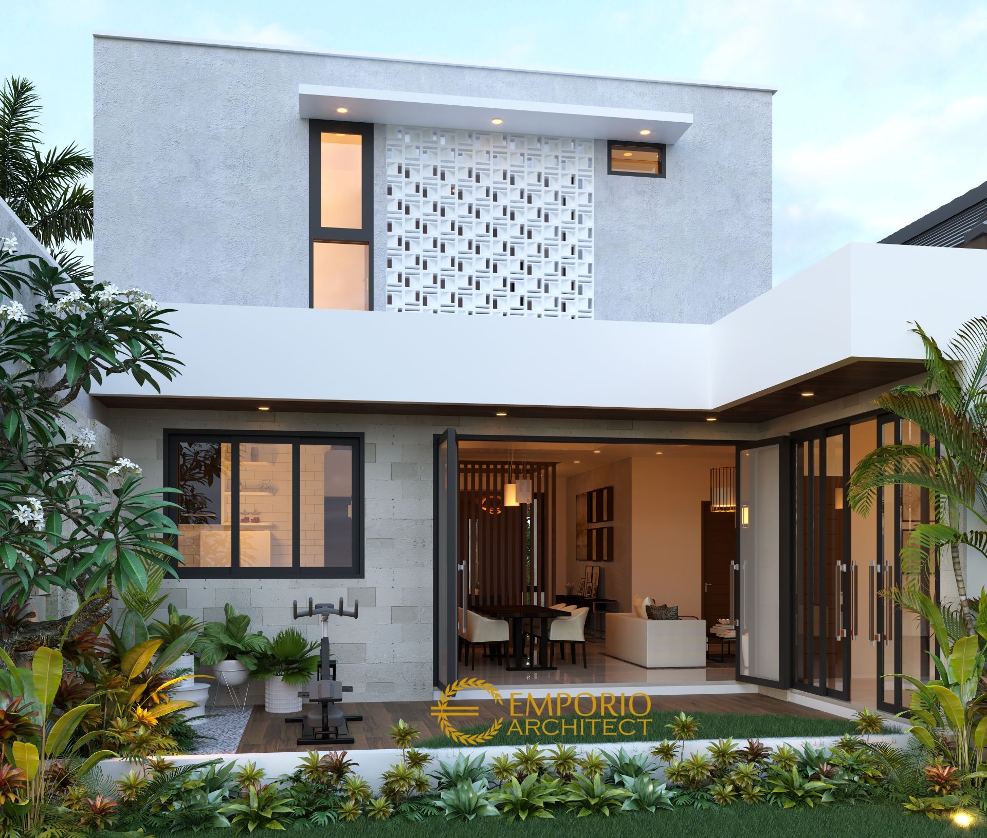 Desain Rumah Villa  Bali 1 5 Lantai Bapak Ronald di Jakarta