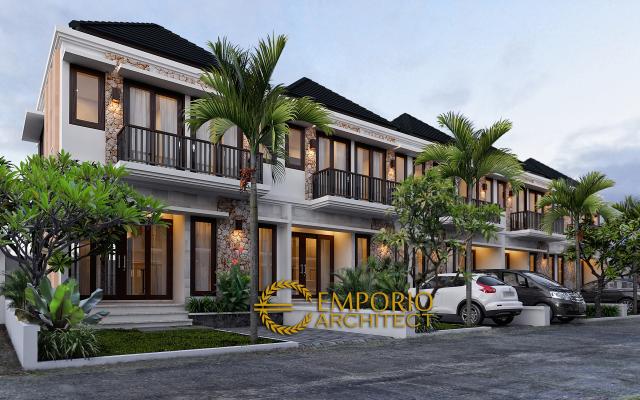 Gambar 1 Desain Awani Residence Style Villa Bali 2 Lantai di  Bintaro, Jakarta