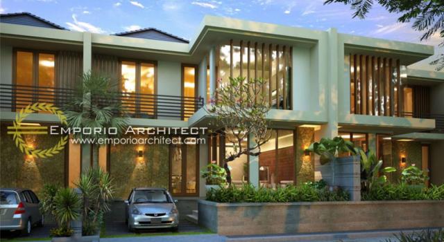 Gambar 1 Desain Perumahan Villa Bali 2 Lantai Batanghari Residence di  Denpasar, Bali