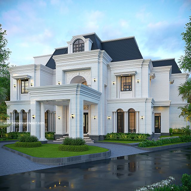 Gambar 2 Desain Grand Marina Club House Klasik 3 Lantai Bapak AD 1699 di  Makassar