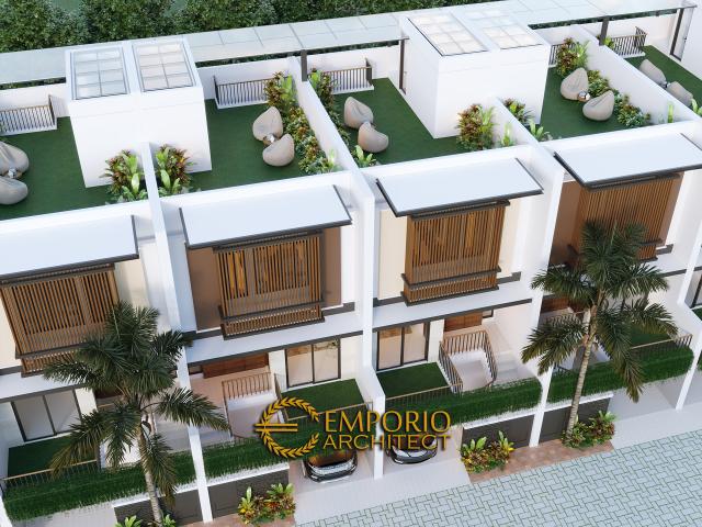 Desain Master Plan Cluster Modern 3 Lantai Royale Indah Kapuk Cengkareng di Jakarta Barat