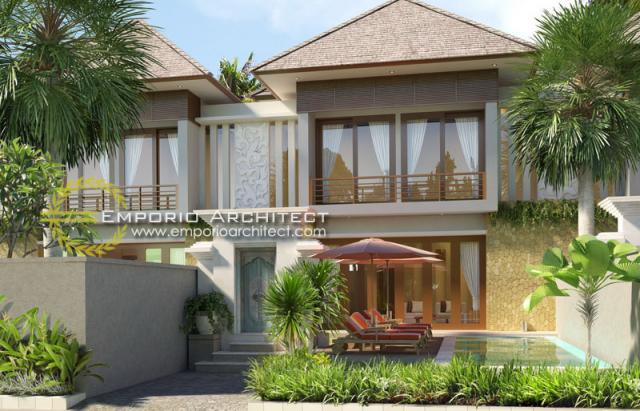 Desain Kampoeng Villas Style Villa Bali 2 Lantai di Kerobokan, Bali