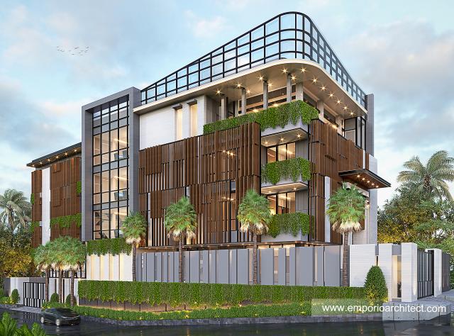 #exteriordesign - MSAL 1113 Modern Office 5 Floors Design - Jakarta - Code 17196